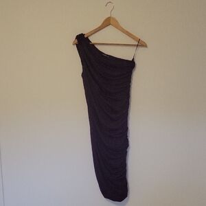 PattyBoutik Elegant Plum Dress